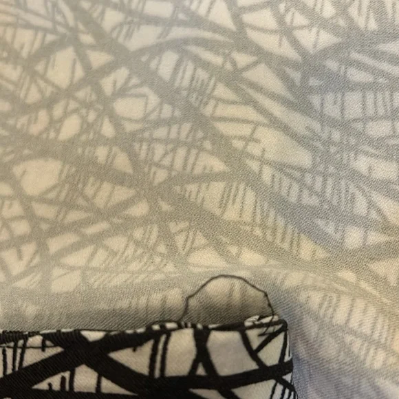 LISETTE Black and White Patterned Women's Pull-on Pencil Skirt -Size 6. - Picture 12 of 12